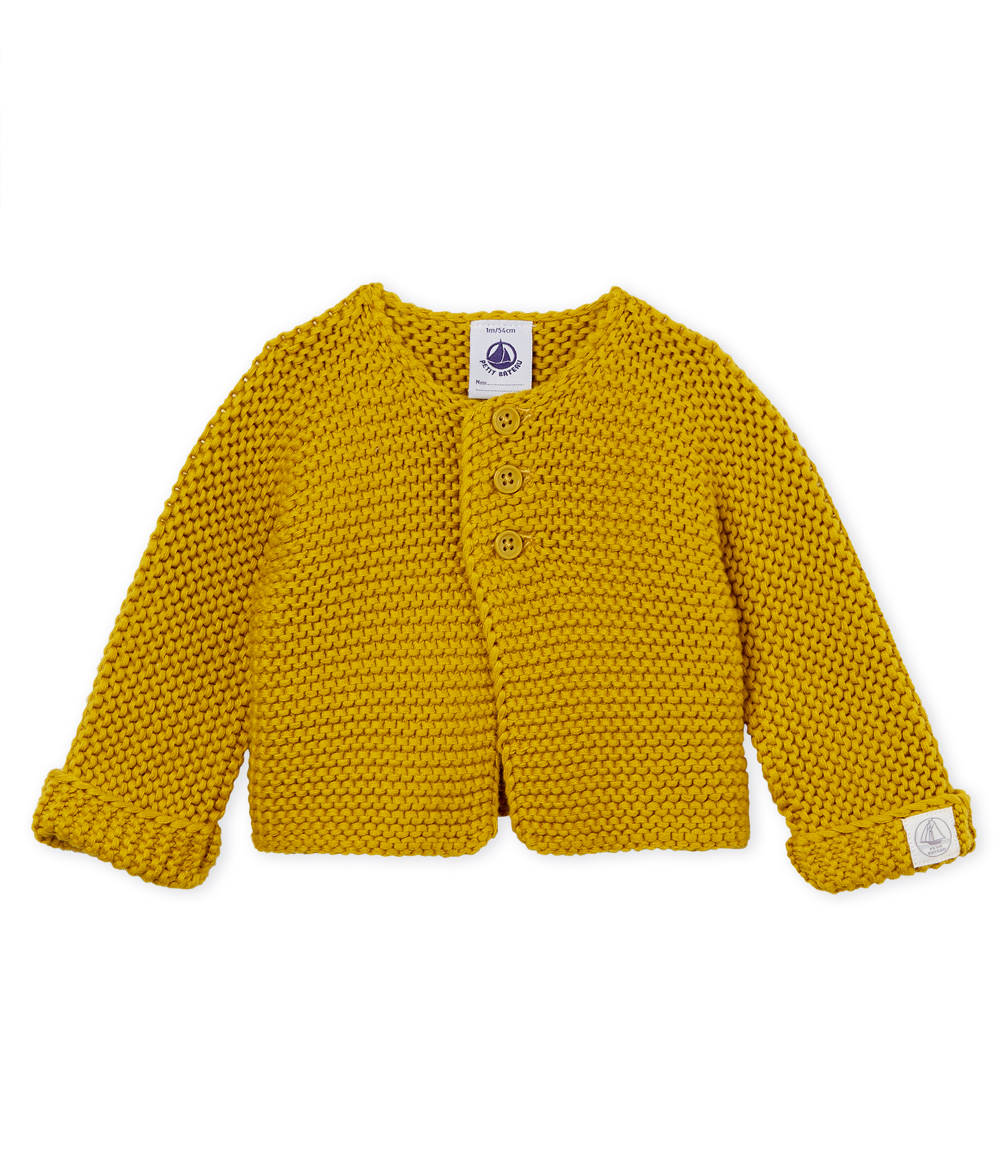 Cardigan point mousse bébé mixte