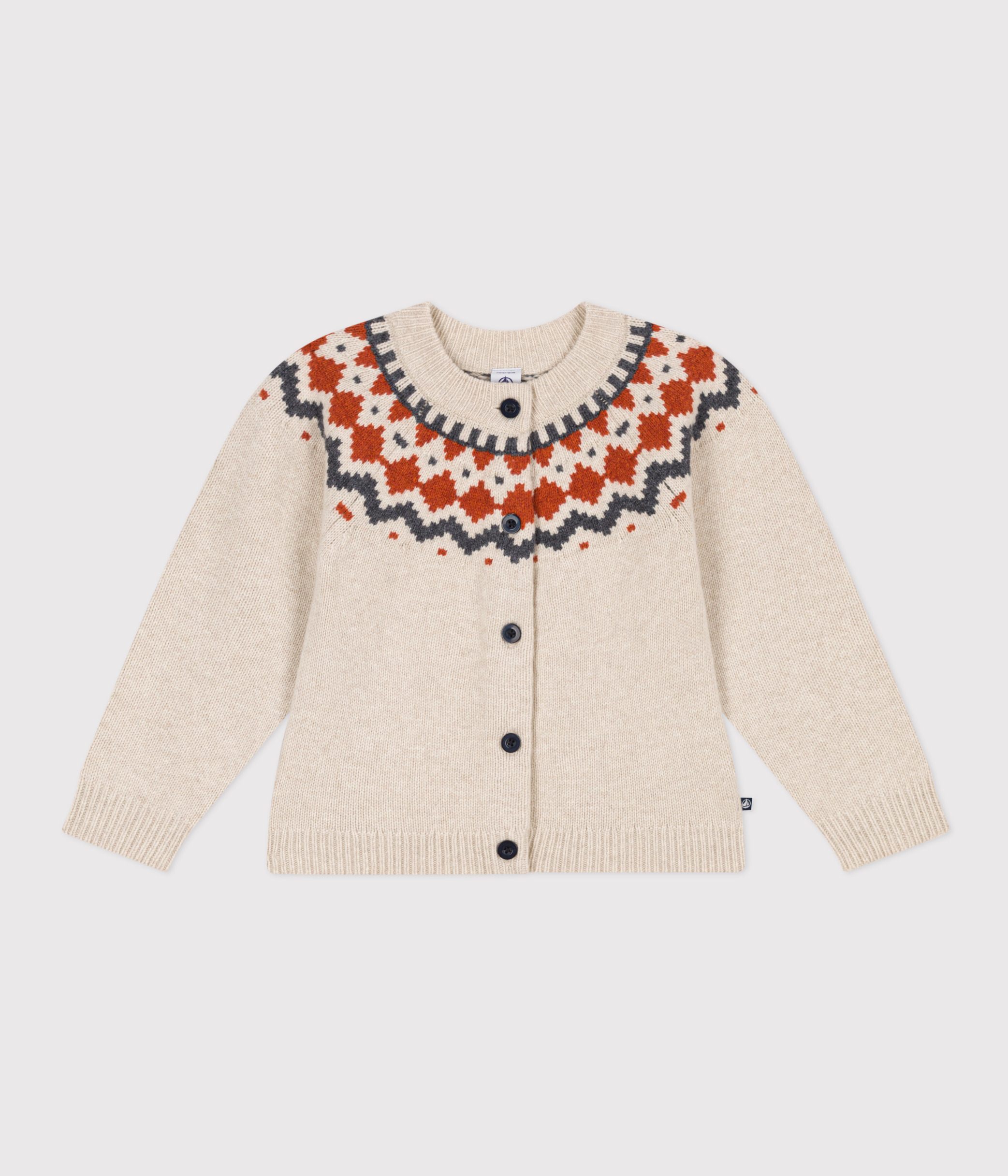 Petit Bateau Cardigan Fille En Molleton Uni - Doux 100% Coton, Parfait Pour L'Hiver