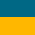 bleu MYKONOS/jaune TEHONI