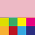rose / multicouleur